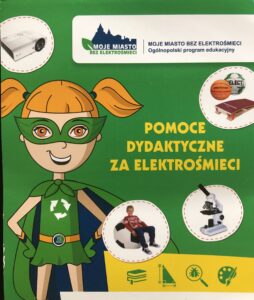 Plakat promujący zbieranie elektrośmieci